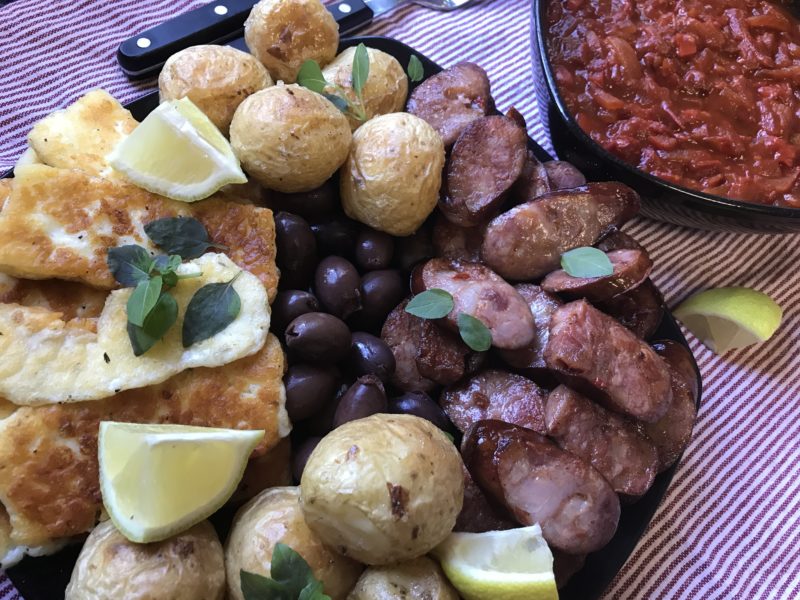 Chorizo &amp; Haloumi Platter - MammaChef Jozi